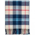 Lambswool Blanket - Douglas Navy Tartan